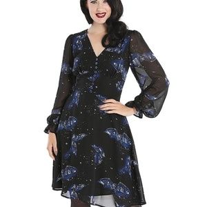 Hell Bunny Bats Dress UK 4X/22